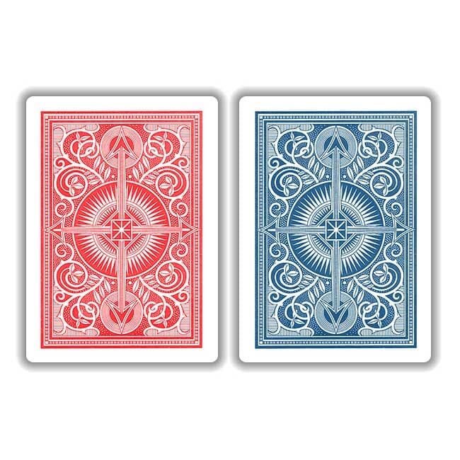 kem-red-blue-arrow-playing-cards