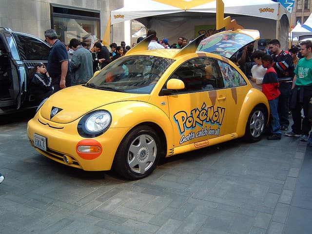 Pikachu-Car-VW-Beetle