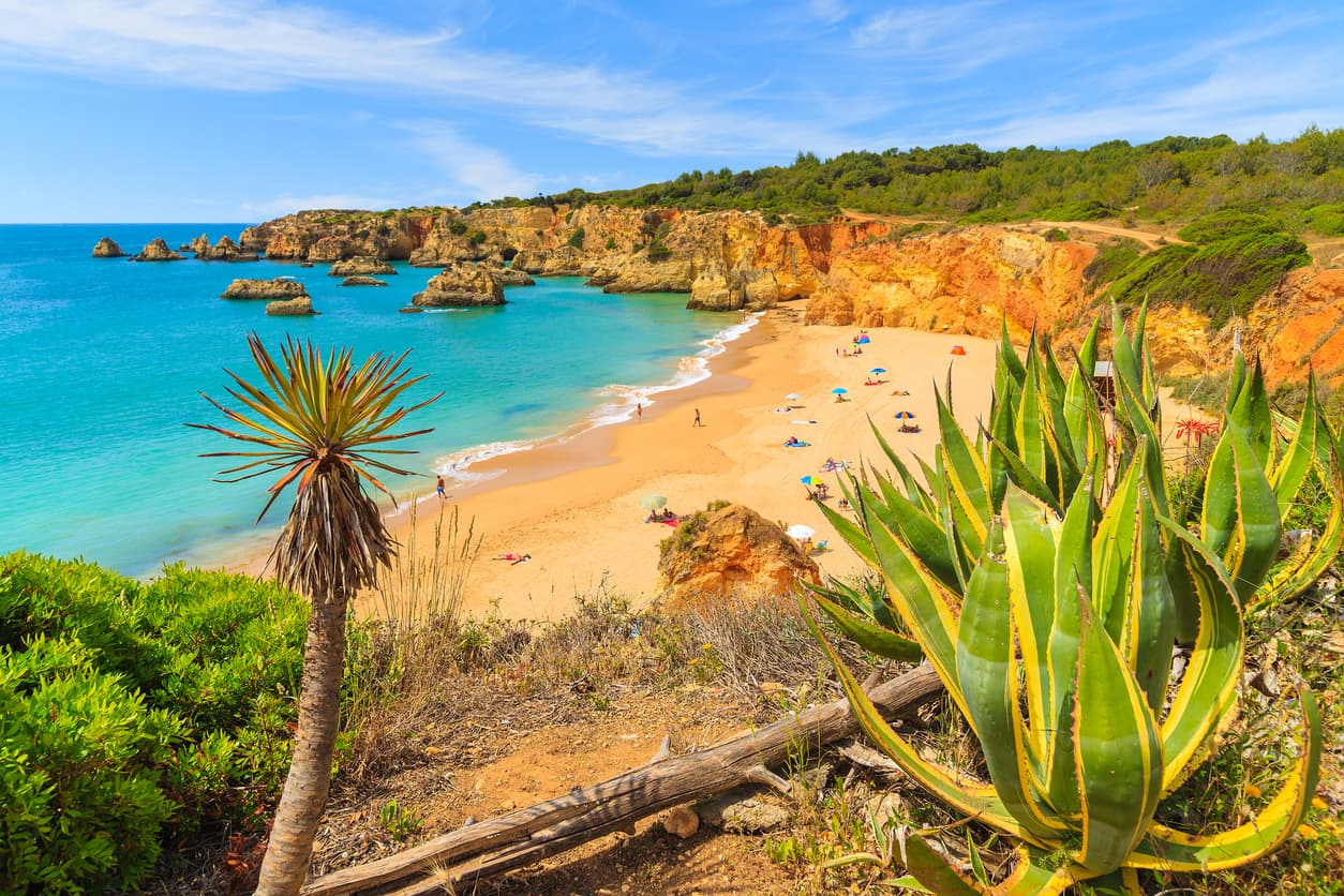 Beautiful-beach-near-Portimao-town-Algarve