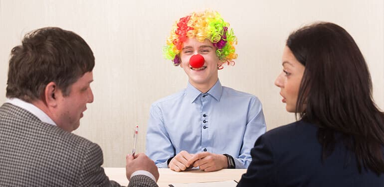 man-dressed-as-clown-in-interview