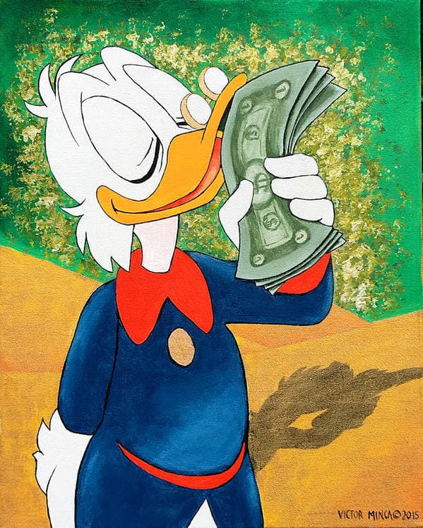 scrooge-mcduck-kissing-money-victor-minca