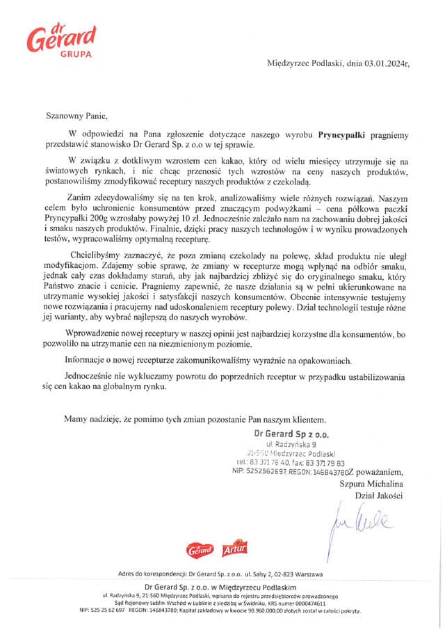 O-wiadczenie-dotycz-ce-zmiany-receptury-Pryncypa-ka
