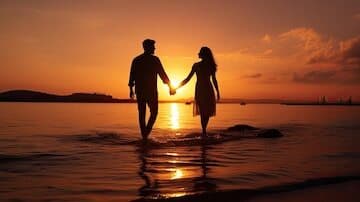 romantic-couple-s-silhouette-holding-hands-sunrise-beach_176841-25188