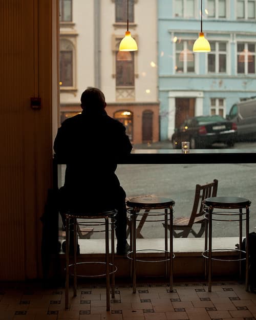 Coffee-shop-man-alone