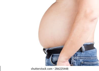 obese-man-unhealthy-protruding-big-260nw-286225448